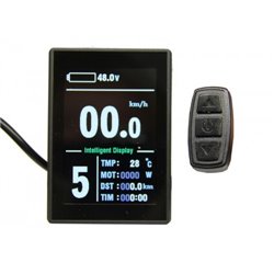 Цветной дисплей LCD-8SU+USB для контроллеров KUNTENG на 24v,36v,48v